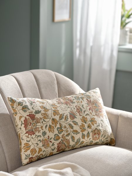 Cushion HYBENROSE 35x60 beige/blue