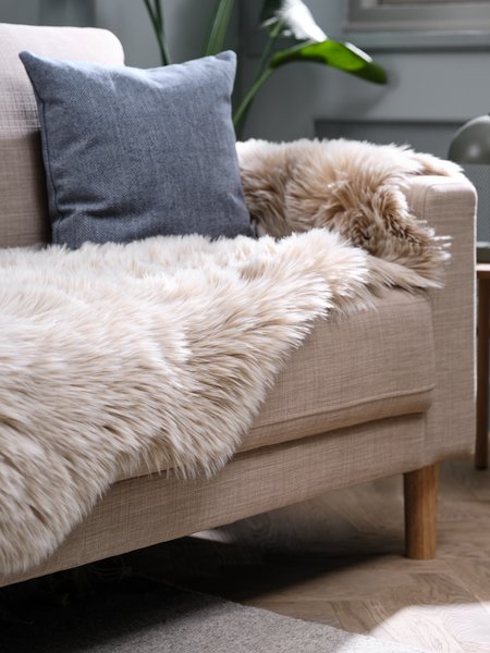 Similpelle d'agnello TAKS 60x160 cm beige