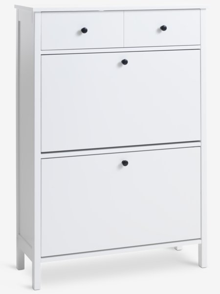 Shoe cabinet TERPET 2 comp. white