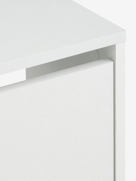 Shoe cabinet BAKHUSE 2 compartments white