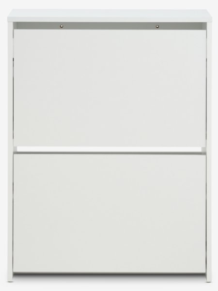 Shoe cabinet BAKHUSE 2 compartments white