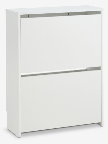 Shoe cabinet BAKHUSE 2 compartments white