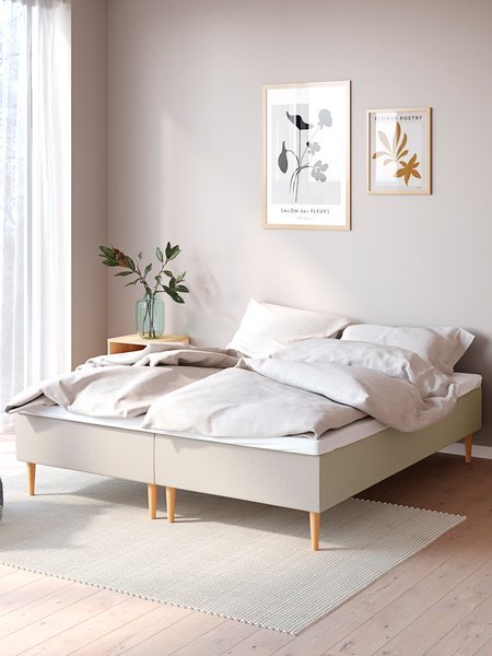 Resårbotten 180x200cm DINGLA PB75 sand-91 DREAMZONE