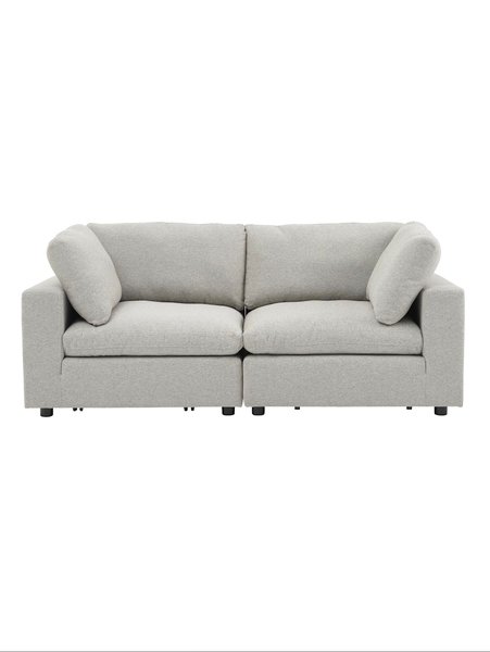 Modulsofa LUNDBY 2-seter sand stoff