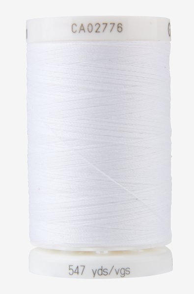 Sytråd 500m vit polyester