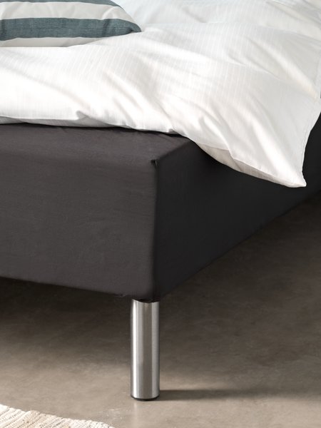 Jersey-Spannbettlaken JENNY 90x200x35cm anthrazit