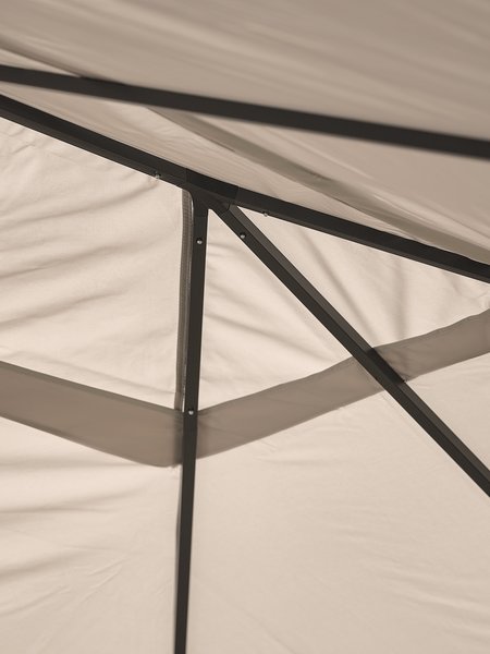 Gazebo roof NORDMARKA W3xL4m beige