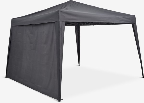 Zijkant partytent JERUP B2.65xH2m grijs