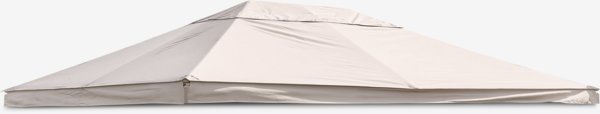 Toit de tonnelle NORDMARKA l3xL4m beige