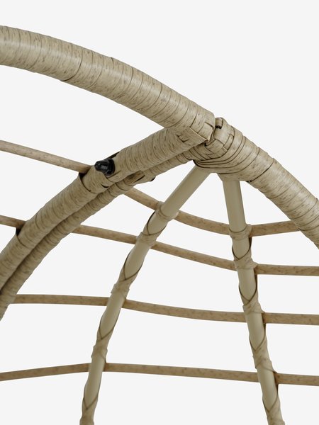 Hanging chair BORK W96xH192xD124 natural