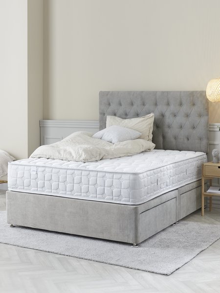 Headboard H70 BUTTONS Double Grey-49