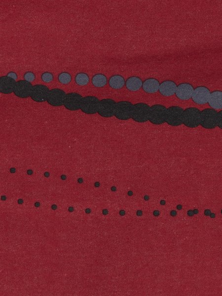 Flanell-Bettwäsche MINA 200x220 grau/rot
