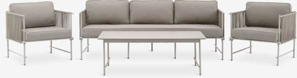 Lounge-Set STOVNER 5Pers. beige