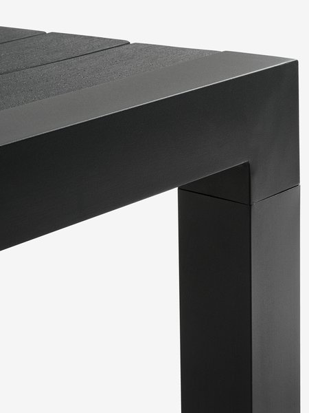 HESTEHAVE L205/275 tafel + 4 GUDHJEM stoel zwart