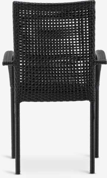 JERSORE L70 table + 2 FUGLEBJERG chair black