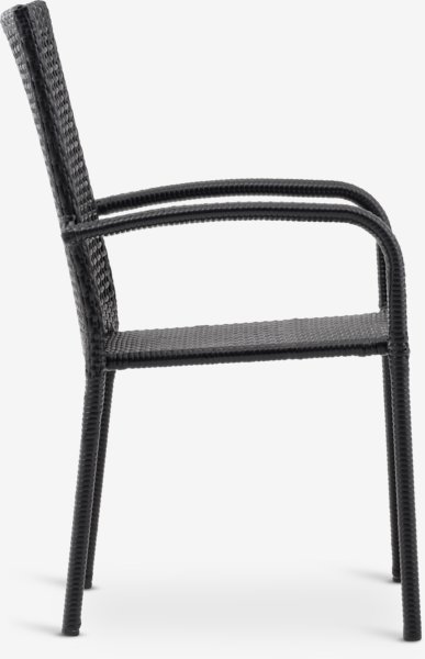 JERSORE L70 table + 2 FUGLEBJERG chair black