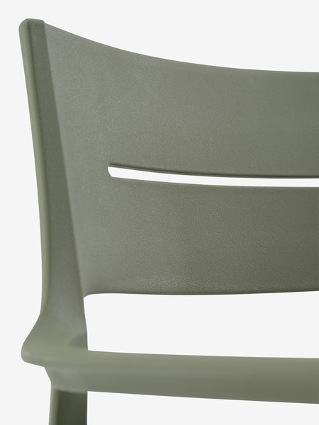 SONNERUP L215 table grey + 4 INGSTRUP chair green