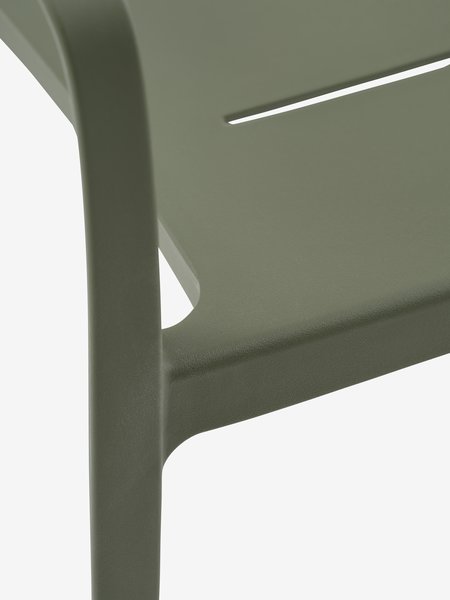 SONNERUP L215 table grey + 4 INGSTRUP chair green