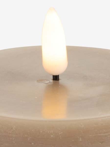 LED pillar candle DANTE D8xH10cm