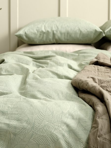 Duvet cover set TONE King green