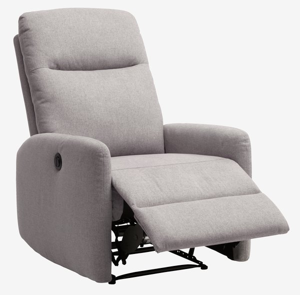 Recliner VONSILD electric light grey