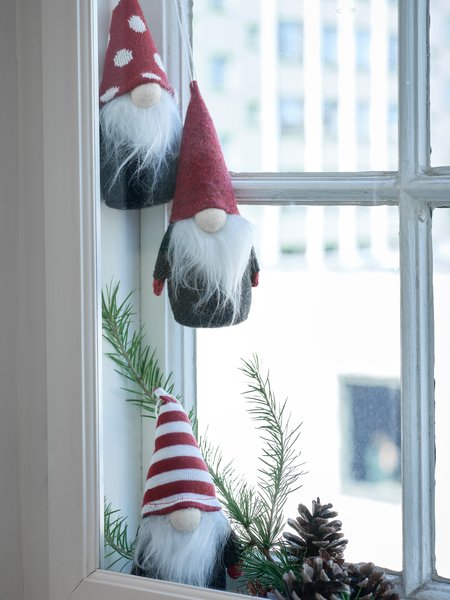 Lutin de Noël BOND H17cm a/feutre assorti