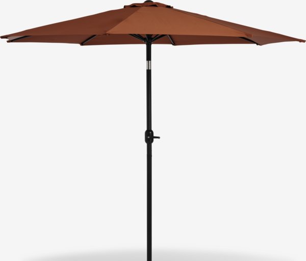 Market parasol HALK D300 terracotta