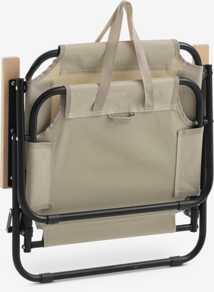 Strandstol ADELENG støvet grønn