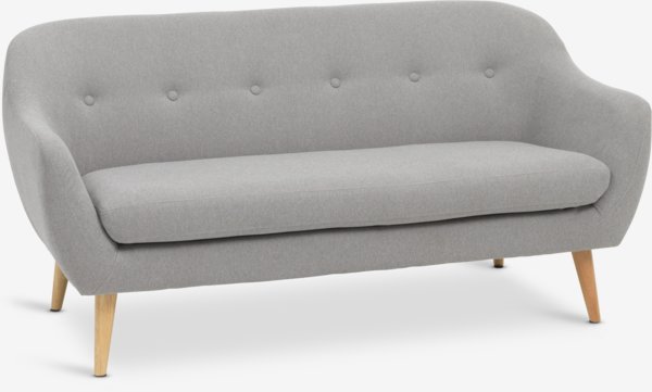 Sofa EGEDAL 2.5-Sitzer Stoff hellgrau