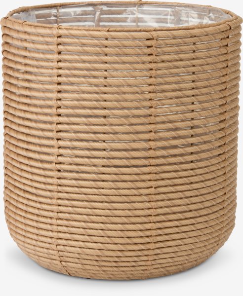 Planter basket GULSANGER D36xH38 natural