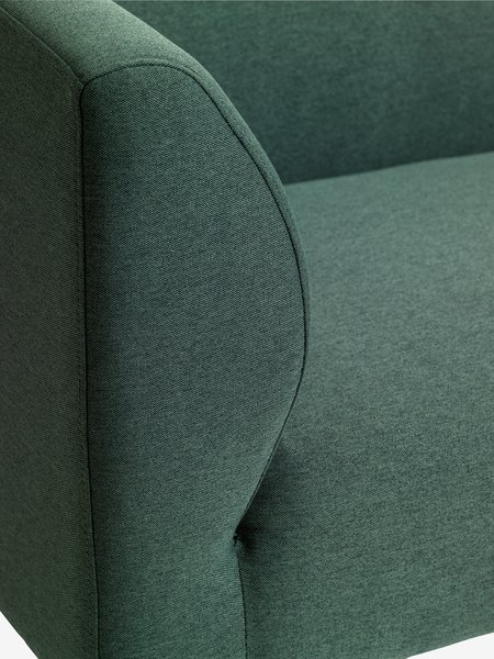 Sofa KARE Chaiselongue links dunkelgrün