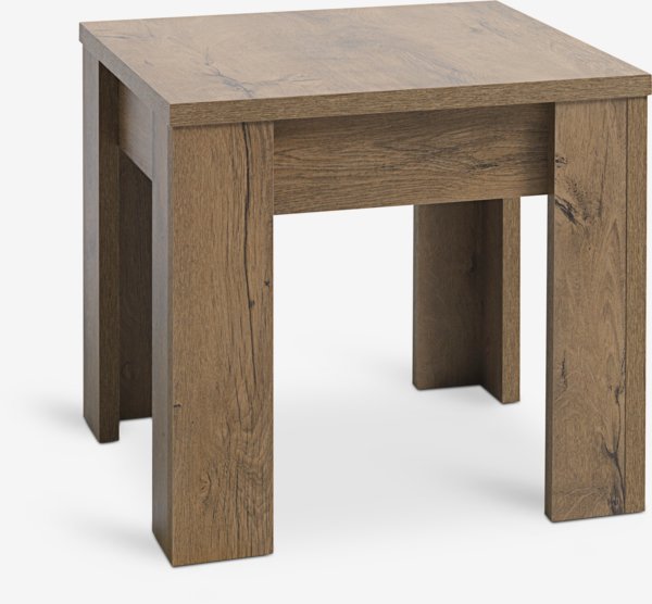 End table VEDDE 50x50 wild oak