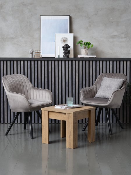 End table VEDDE 50x50 wild oak