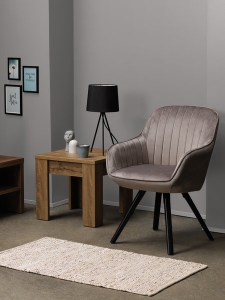 End table VEDDE 50x50 wild oak