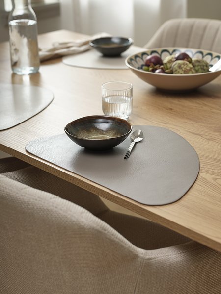 Placemat ARTISKOKK 33x44 omkeerbaar beige/grijs