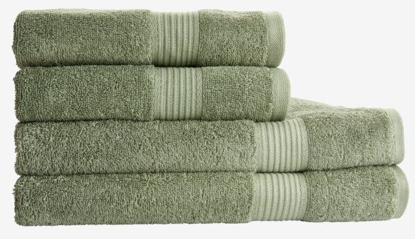 Drap de douche KARLSTAD 70x140 vert armée