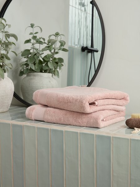 Asciugamano NORA 50x100 cm rosa cipria