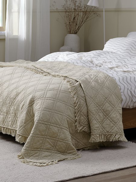 Couvre-lit HENGEAKS 220x240 beige