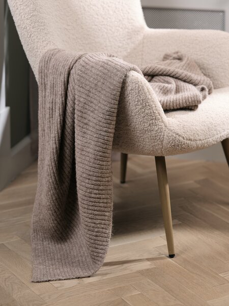 Throw MYSKE 110x160 dark sand