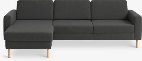 Sofa SVALBARD Chaiselongue dunkelgrau