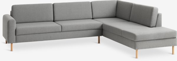 Sofa SVALBARD open-end højre lysegrå