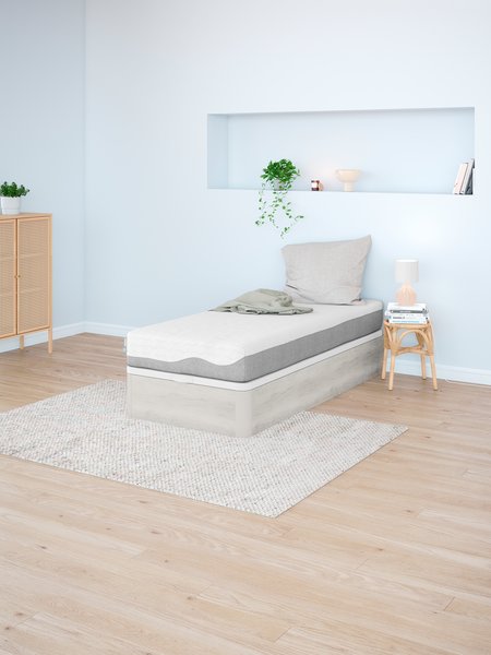 Matelas en mousse 90x200cm WELLPUR HOVDA GF110 ferme