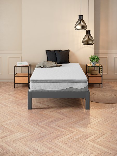 Bäddmadrass 105x200cm WELLPUR BOKSELVI GT110 grå