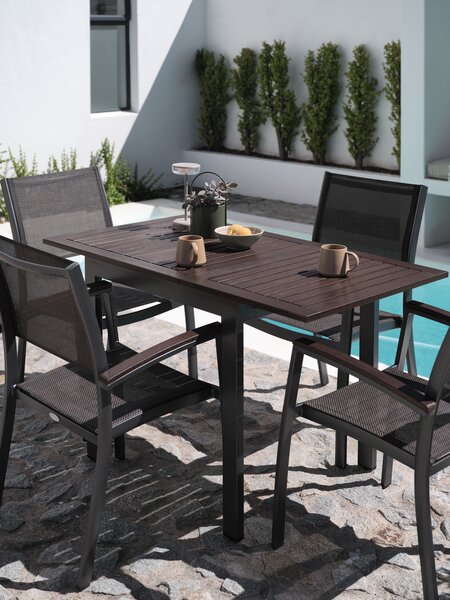 Table de jardin YTTRUP l70xL75/126 bois dur