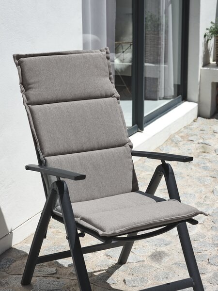 Garden cushion recliner chair BREDFJED grey