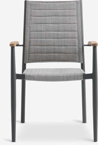 Stacking chair KLINKERNE grey