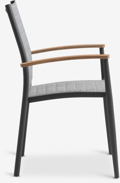 Stacking chair KLINKERNE grey