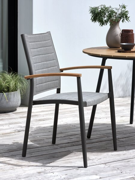 Stacking chair KLINKERNE grey