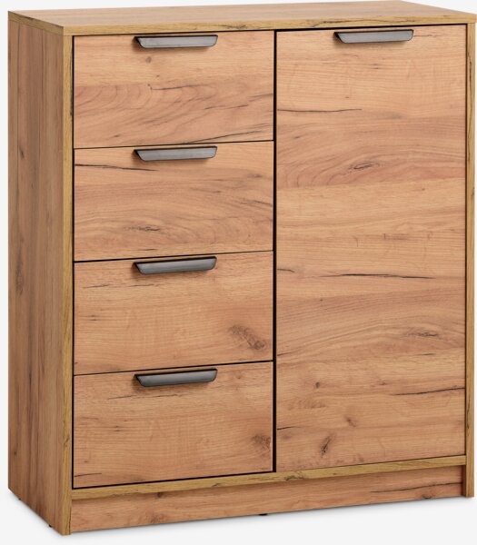 4 drawer 1 door chest JENSLEV oak