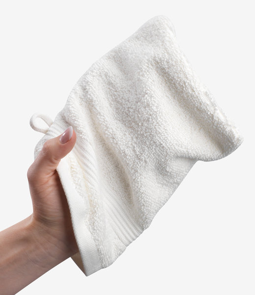 Ръкавица за миене KARLSTAD 14x20 бяла KRONBORG
